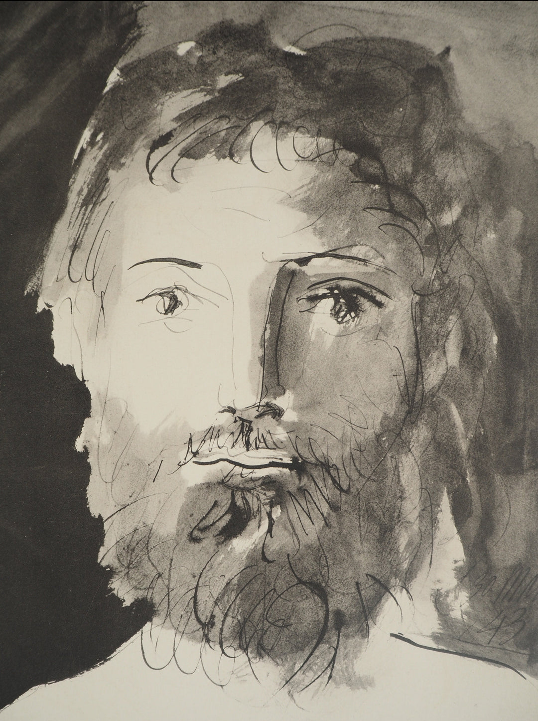 Pablo PICASSO : L'homme au mouton, Lithographie originale – art.paris