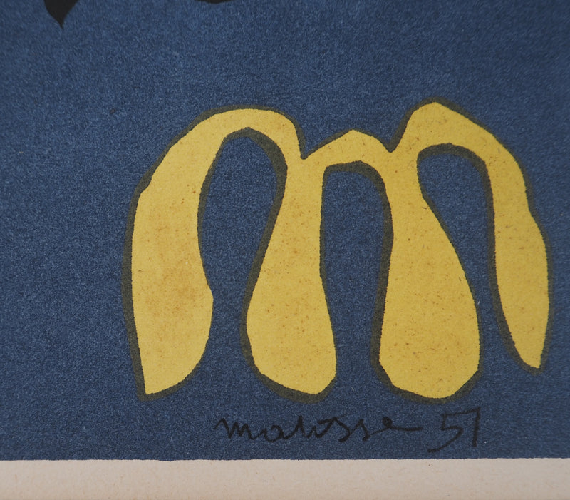 Henri MATISSE : Monde marin, Lithographie signée