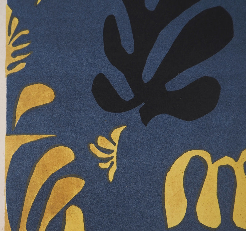 Henri MATISSE : Monde marin, Lithographie signée