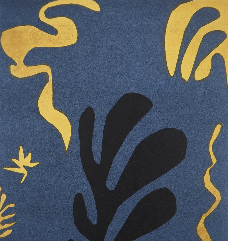 Henri MATISSE : Monde marin, Lithographie signée