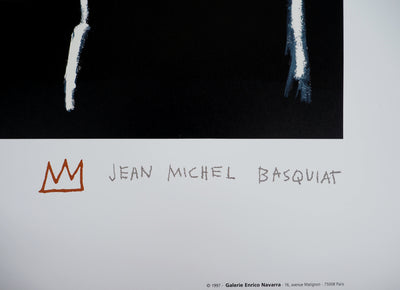 Jean-Michel BASQUIAT : Le Roi, Lithographie signée