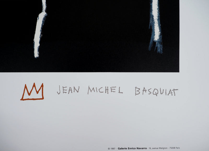 Jean-Michel BASQUIAT : Le Roi, Lithographie signée