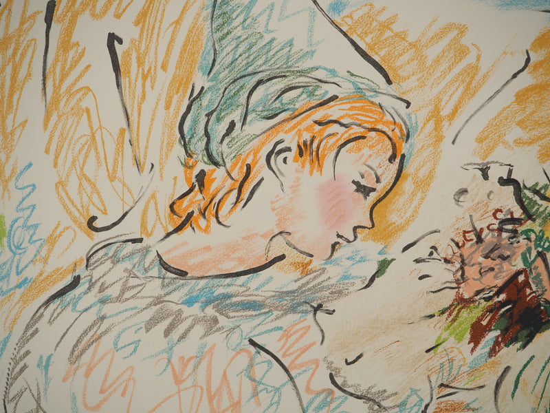 Marcel VERTES : Pierrot, Lithographie originale (photo de détail 4) - Crédit photo : Galerie Art.Paris