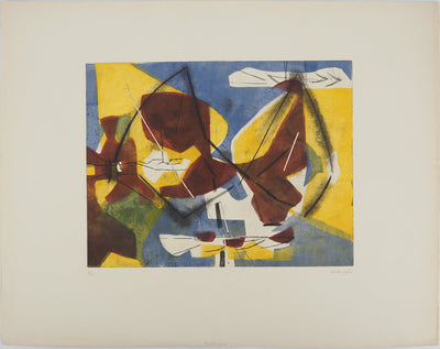 Sigismond KOLOZSVARY : Bretagne, Lithographie originale (vue générale) - Crédit photo : Galerie Art.Paris