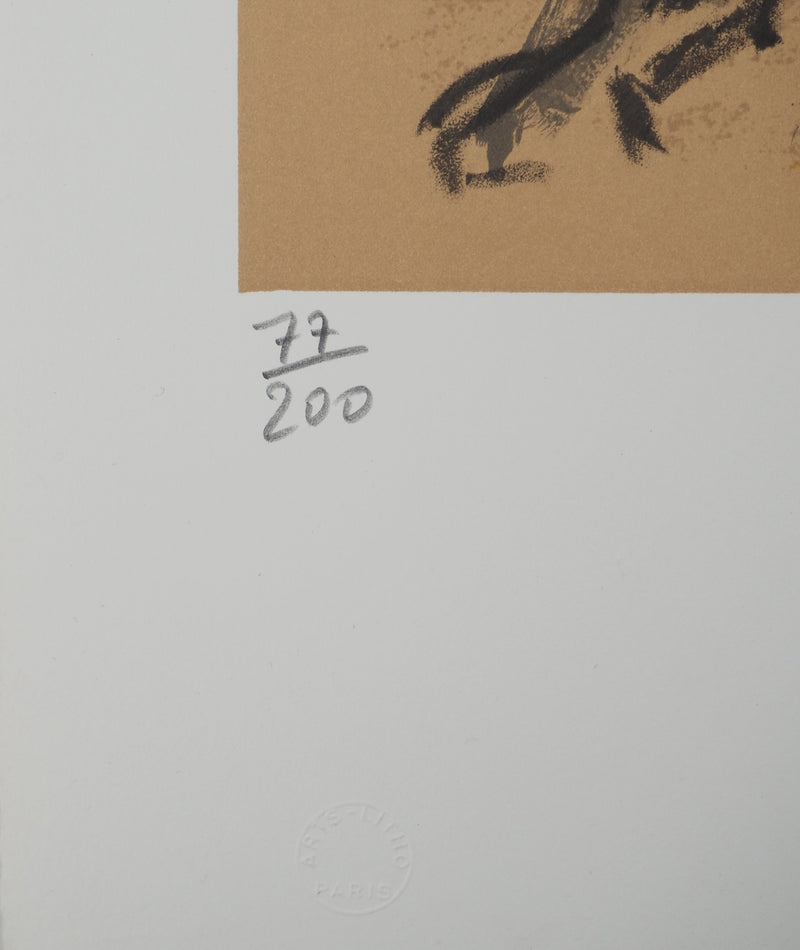 Michel FOUR : Le toréador, Lithographie originale (photo de détail 5) - Crédit photo : Galerie Art.Paris