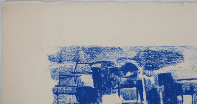 Emilio GRAU SALA : Promenade sur le port bleu, Lithographie originale (photo de détail 6) - Crédit photo : Galerie Art.Paris
