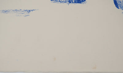 Emilio GRAU SALA : Promenade nocturne sur le port bleu, Lithographie originale (photo de détail 5) - Crédit photo : Galerie Art.Paris