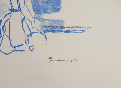 Emilio GRAU SALA : Matinée sur le port, Lithographie originale (photo de détail 2) - Crédit photo : Galerie Art.Paris