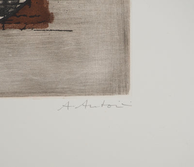 Annapia ANTONINI : Nature morte aux fruits, Gravure originale (photo de détail 2) - Crédit photo : Galerie Art.Paris