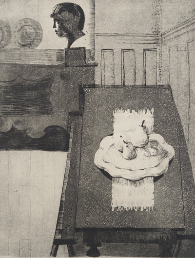 Guy KROHG : Nature morte aux poires, Gravure originale (photo de détail 4) - Crédit photo : Galerie Art.Paris