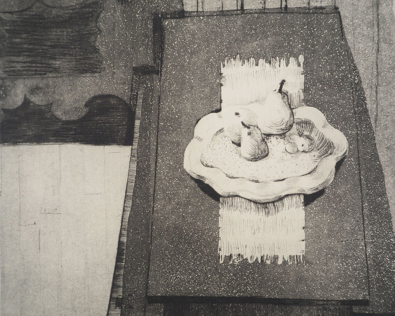 Guy KROHG : Nature morte aux poires, Gravure originale (photo de détail 5) - Crédit photo : Galerie Art.Paris