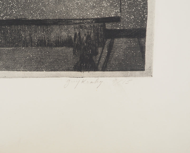 Guy KROHG : Nature morte aux poires, Gravure originale (photo de détail 2) - Crédit photo : Galerie Art.Paris