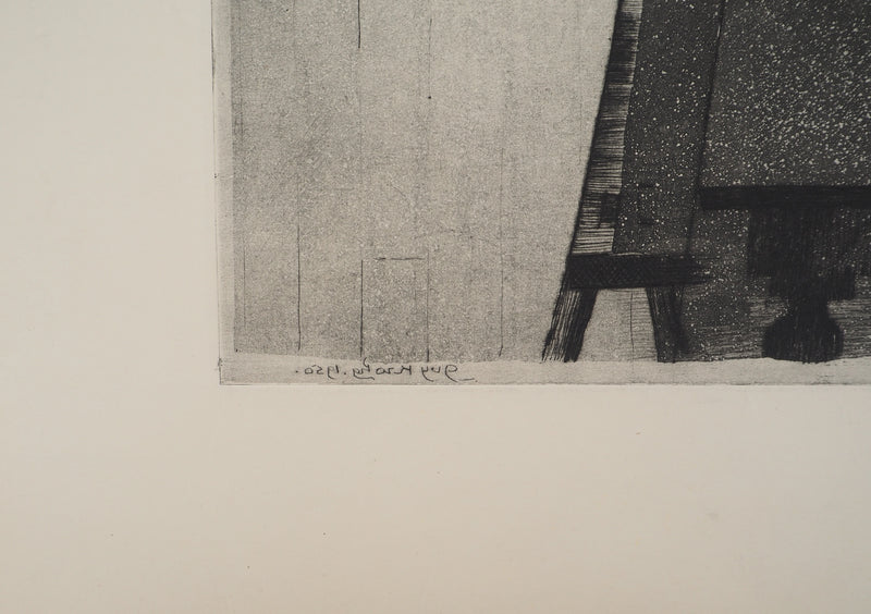 Guy KROHG : Nature morte aux poires, Gravure originale (photo de détail 3) - Crédit photo : Galerie Art.Paris