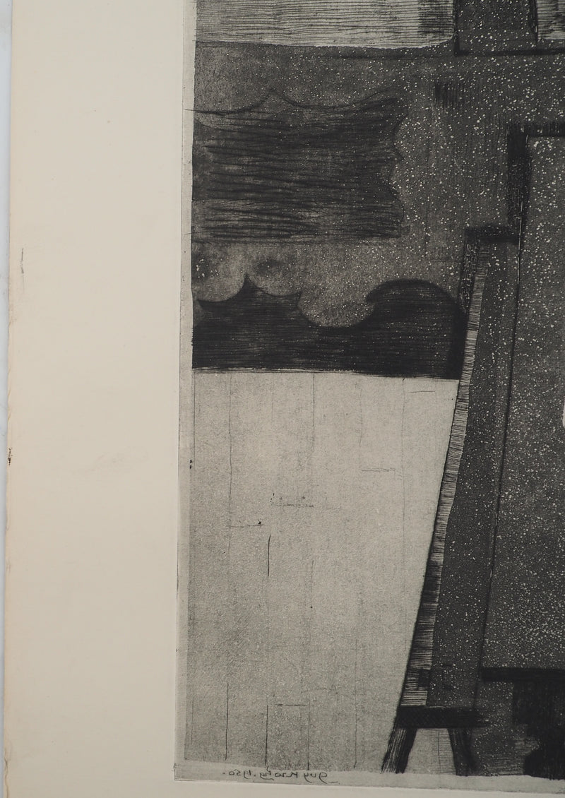 Guy KROHG : Nature morte aux poires, Gravure originale (photo de détail 6) - Crédit photo : Galerie Art.Paris