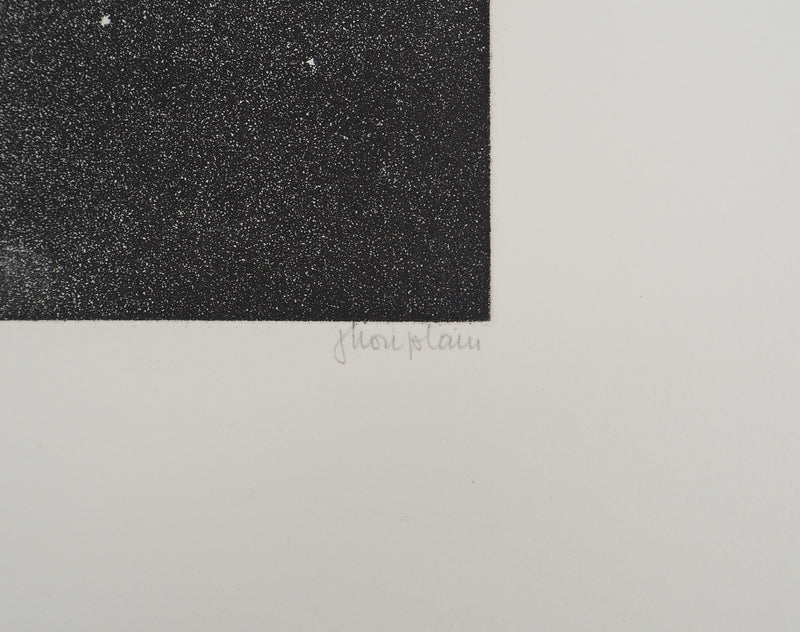 Jacques HOUPLAIN : Zodiaque : la balance, Gravure originale (photo de détail 2) - Crédit photo : Galerie Art.Paris