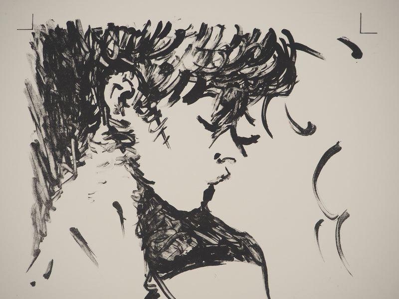 Marcel VERTES : Le baiser, Lithographie originale (photo de détail 4) - Crédit photo : Galerie Art.Paris