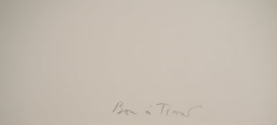 Marcel VERTES : Le baiser, Lithographie originale (photo de détail 5) - Crédit photo : Galerie Art.Paris