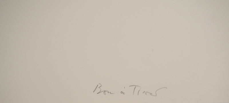 Marcel VERTES : Le baiser, Lithographie originale (photo de détail 5) - Crédit photo : Galerie Art.Paris