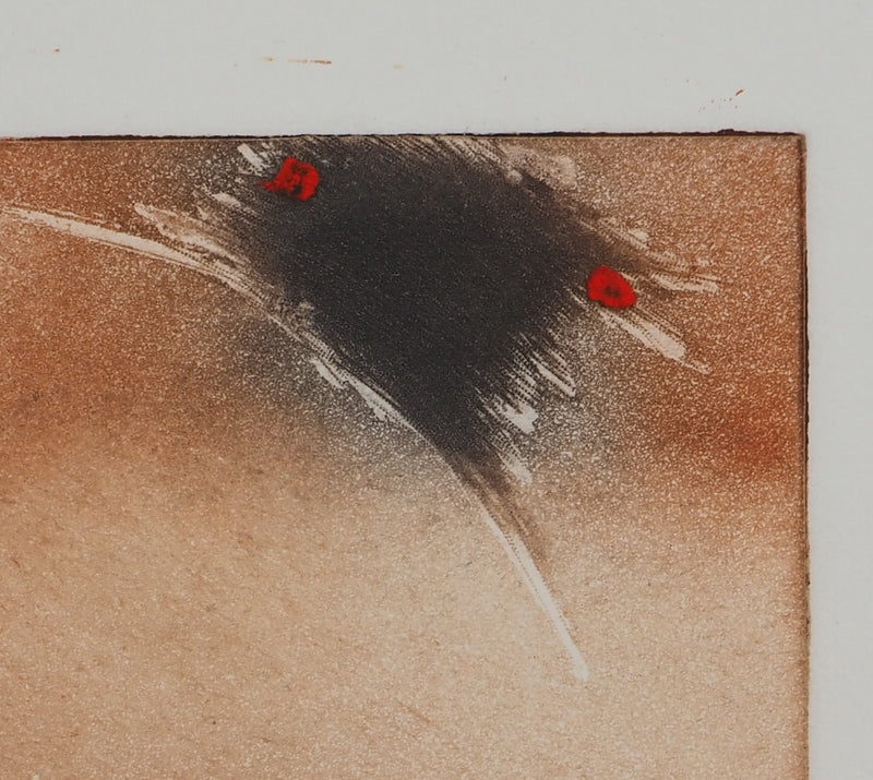Erik BERSOU : Poésie III, Gravure originale (photo de détail 5) - Crédit photo : Galerie Art.Paris