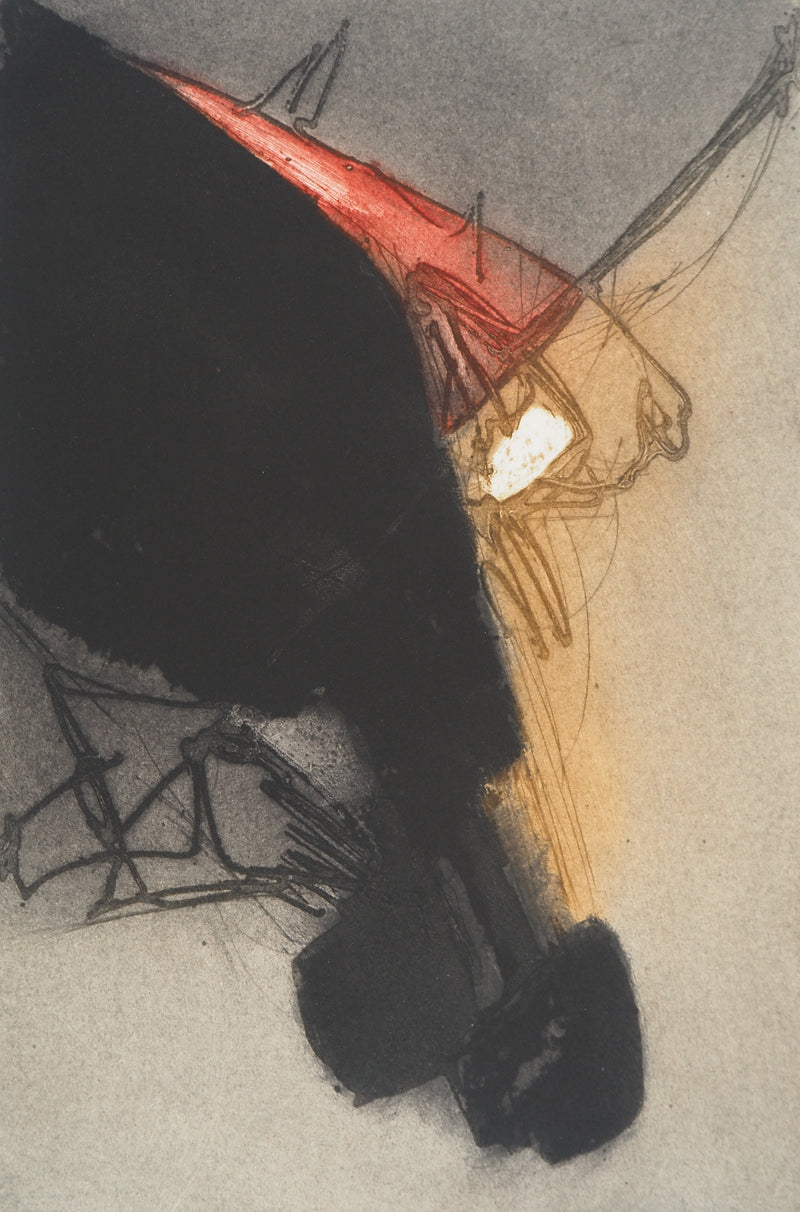 Erik BERSOU : Surgir, Gravure originale (vue générale) - Crédit photo : Galerie Art.Paris