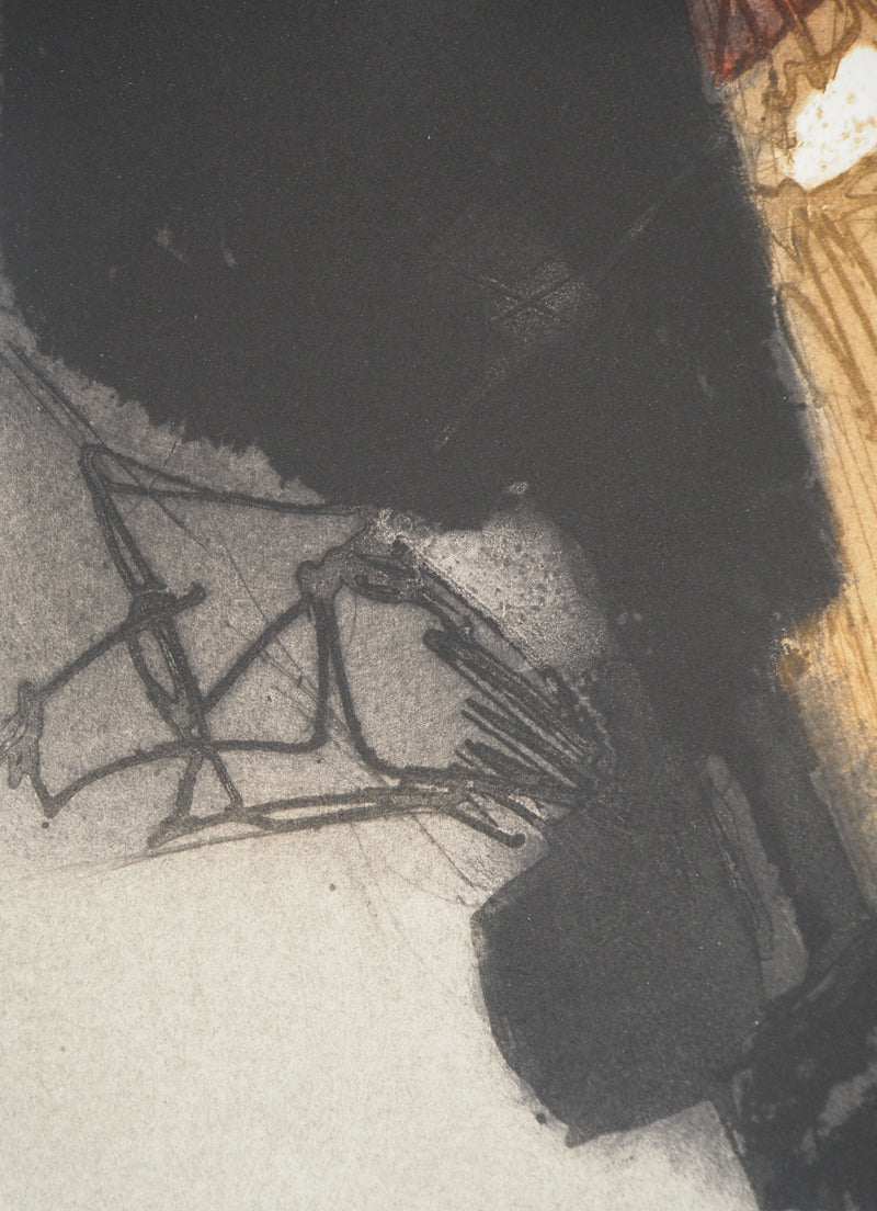 Erik BERSOU : Surgir, Gravure originale (photo de détail 5) - Crédit photo : Galerie Art.Paris