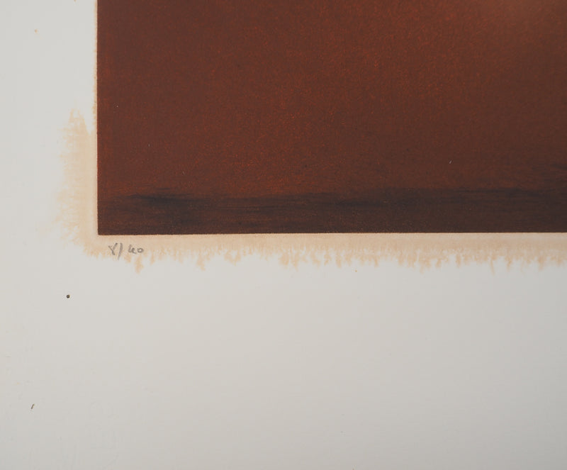 Erik BERSOU : Plus rien, Gravure originale (photo de détail 5) - Crédit photo : Galerie Art.Paris