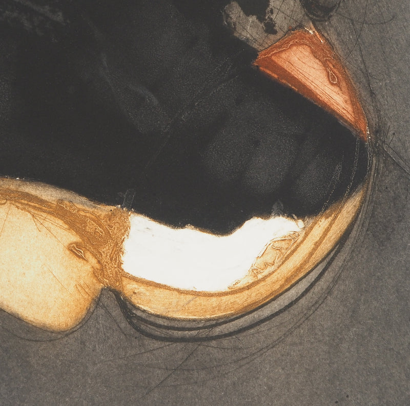 Erik BERSOU : Ta lumière, Gravure originale (photo de détail 4) - Crédit photo : Galerie Art.Paris