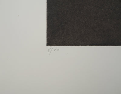 Erik BERSOU : Ta lumière, Gravure originale (photo de détail 7) - Crédit photo : Galerie Art.Paris