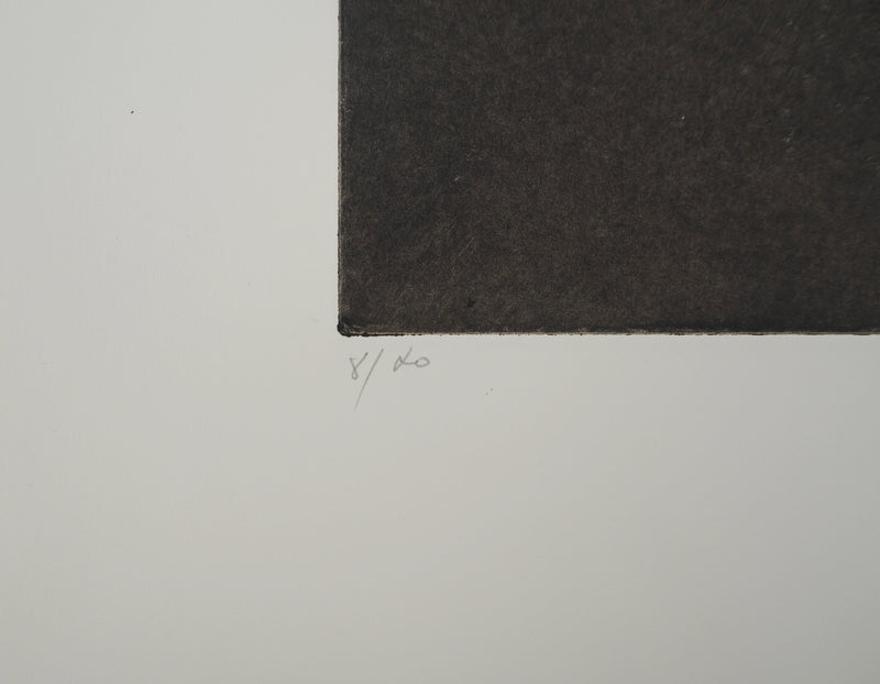 Erik BERSOU : Ta lumière, Gravure originale (photo de détail 7) - Crédit photo : Galerie Art.Paris