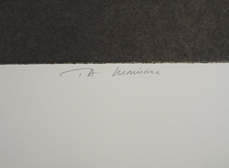Erik BERSOU : Ta lumière, Gravure originale (photo de détail 8) - Crédit photo : Galerie Art.Paris