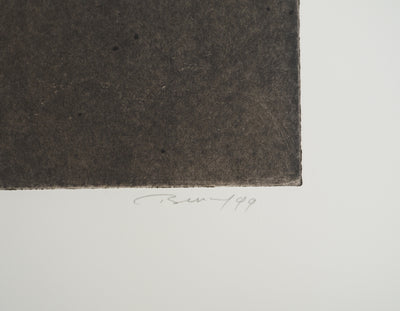 Erik BERSOU : Ta lumière, Gravure originale (photo de détail 2) - Crédit photo : Galerie Art.Paris