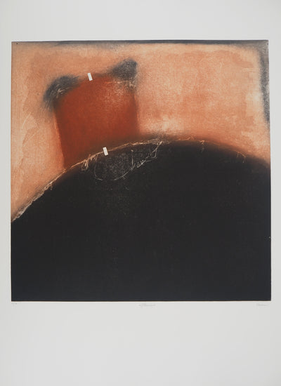 Erik BERSOU : Effondrement, Gravure originale (photo de détail 3) - Crédit photo : Galerie Art.Paris