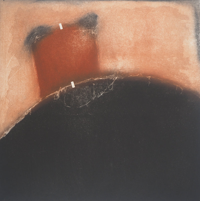 Erik BERSOU : Effondrement, Gravure originale (vue générale) - Crédit photo : Galerie Art.Paris