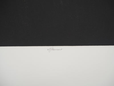 Erik BERSOU : Effondrement, Gravure originale (photo de détail 7) - Crédit photo : Galerie Art.Paris