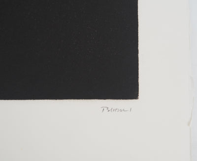 Erik BERSOU : Effondrement, Gravure originale (photo de détail 2) - Crédit photo : Galerie Art.Paris