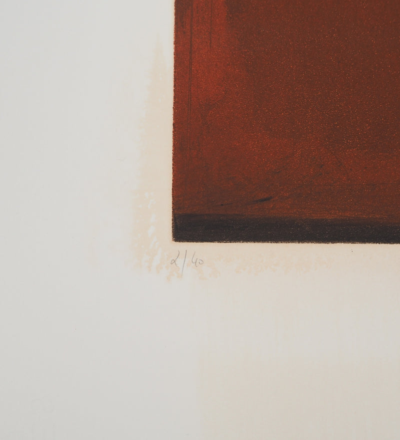 Erik BERSOU : Seule et le vent, Gravure originale (photo de détail 6) - Crédit photo : Galerie Art.Paris