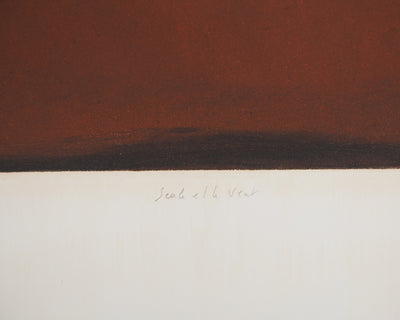 Erik BERSOU : Seule et le vent, Gravure originale (photo de détail 7) - Crédit photo : Galerie Art.Paris