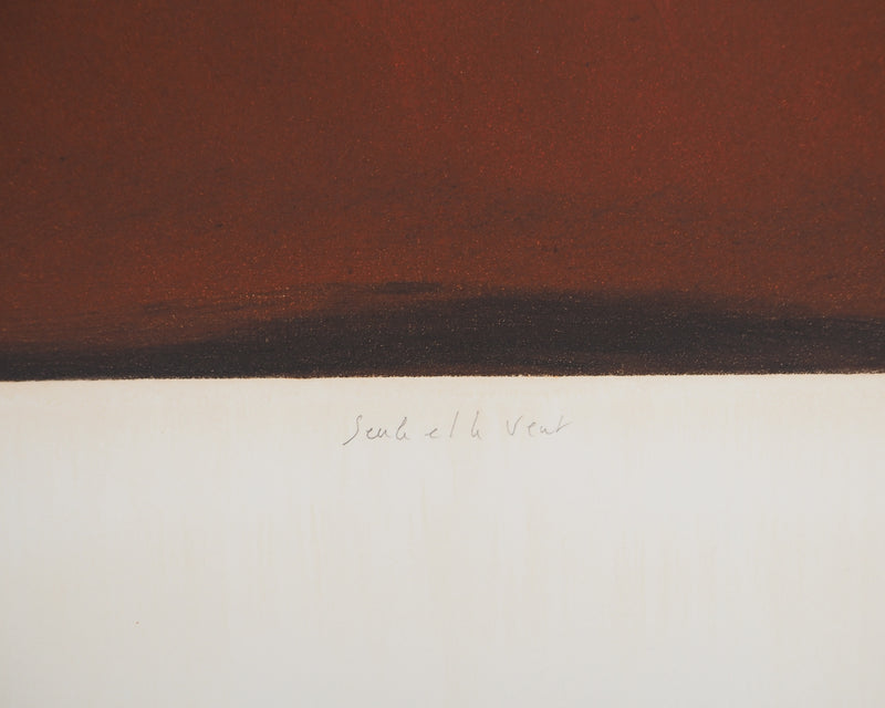 Erik BERSOU : Seule et le vent, Gravure originale (photo de détail 7) - Crédit photo : Galerie Art.Paris