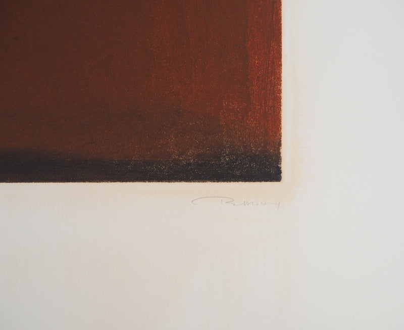 Erik BERSOU : Seule et le vent, Gravure originale (photo de détail 3) - Crédit photo : Galerie Art.Paris