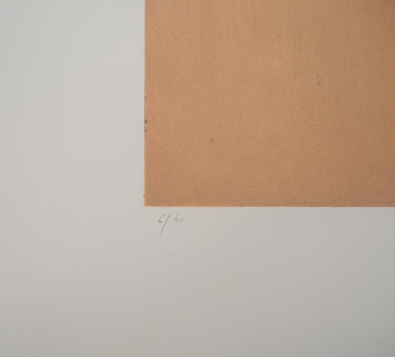 Erik BERSOU : Apparition, Gravure originale (photo de détail 6) - Crédit photo : Galerie Art.Paris