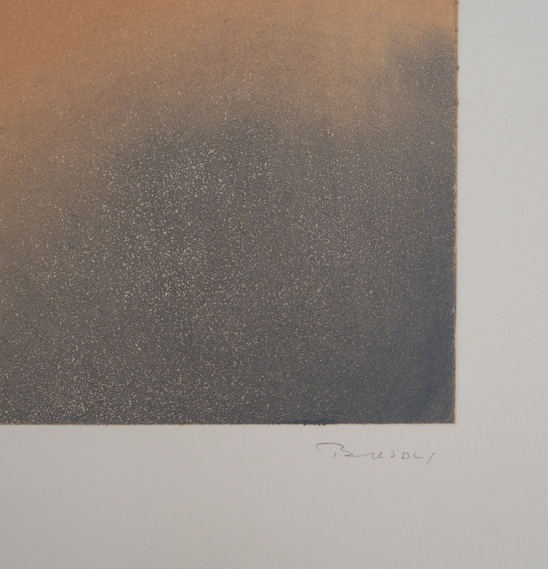 Erik BERSOU : Apparition, Gravure originale (photo de détail 2) - Crédit photo : Galerie Art.Paris