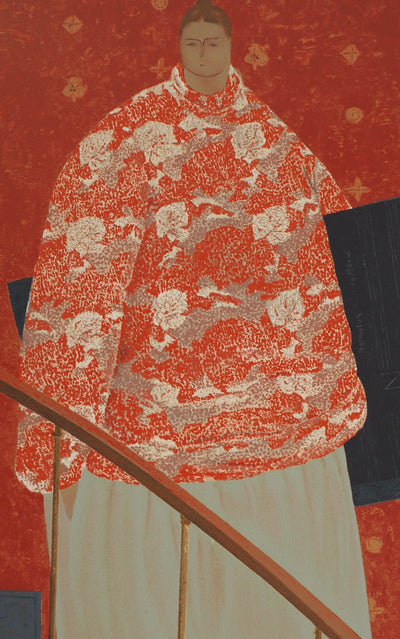 Saiji KANAMORI : Portrait de Mr. Roger Bouillot, Lithographie originale (photo de détail 4) - Crédit photo : Galerie Art.Paris