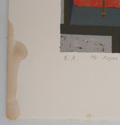 Saiji KANAMORI : Portrait de Mr. Roger Bouillot, Lithographie originale (photo de détail 8) - Crédit photo : Galerie Art.Paris