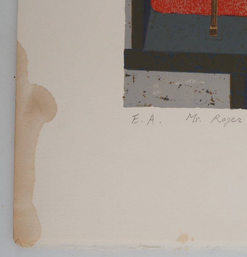 Saiji KANAMORI : Portrait de Mr. Roger Bouillot, Lithographie originale (photo de détail 8) - Crédit photo : Galerie Art.Paris