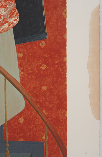 Saiji KANAMORI : Portrait de Mr. Roger Bouillot, Lithographie originale (photo de détail 9) - Crédit photo : Galerie Art.Paris