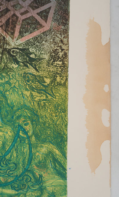 PAK DONG-IL : L'amour est une rêverie, Gravure originale (photo de détail 7) - Crédit photo : Galerie Art.Paris