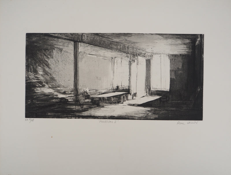 Pierre COLLIN : Maurepas II, Gravure originale (photo de détail 3) - Crédit photo : Galerie Art.Paris