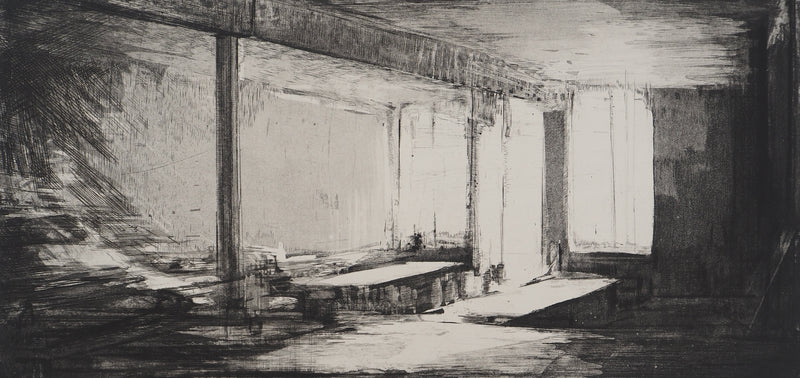 Pierre COLLIN : Maurepas II, Gravure originale (vue générale) - Crédit photo : Galerie Art.Paris