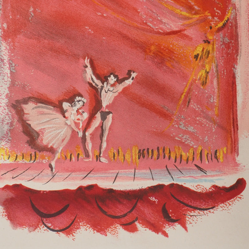 Christian BERARD : La belle vie et le Sphinx, Lithographie originale (photo de détail 5) - Crédit photo : Galerie Art.Paris