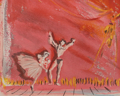 Christian BERARD : La belle vie et le Sphinx, Lithographie originale (photo de détail 3) - Crédit photo : Galerie Art.Paris